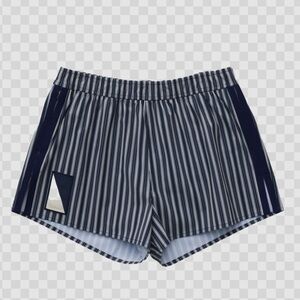 Tracksmith Run Cannonball Run Shorts with Navy Pinstripe Pattern Size small